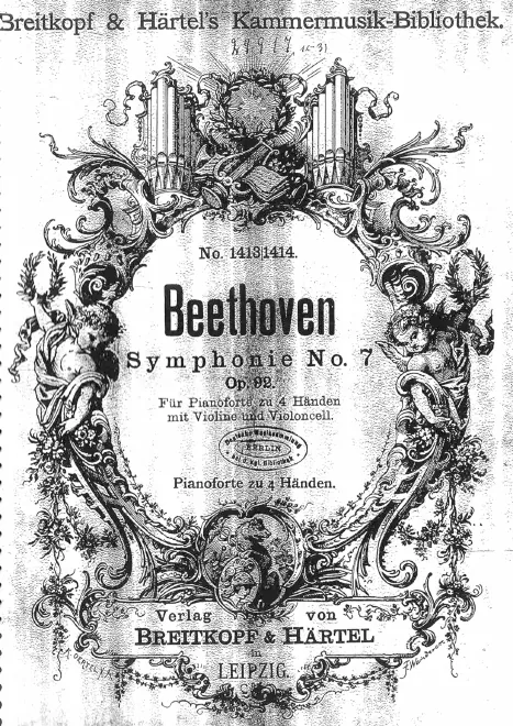 First page of Symphony No.7