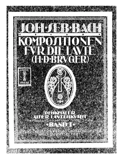 First page of Kompositionen für die Laute