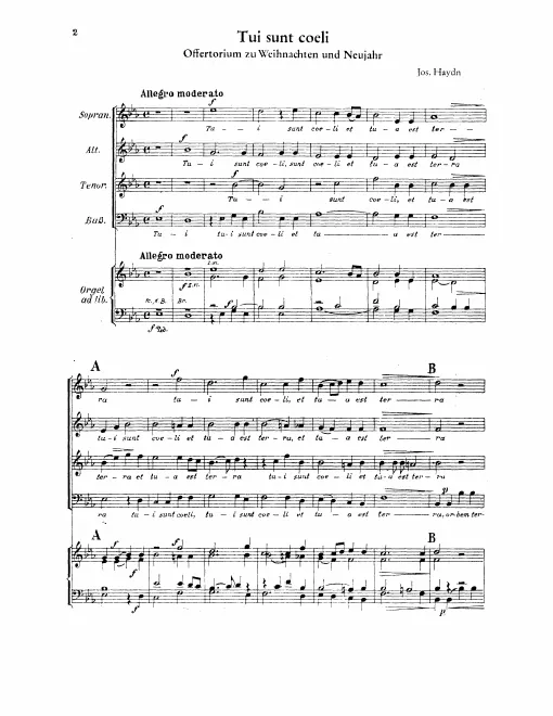 First page of Aus dem Danklied zu Gott