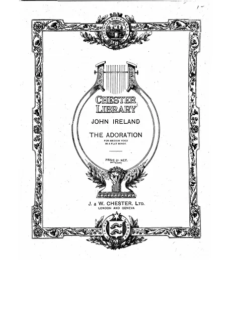 First page of The Adoration
