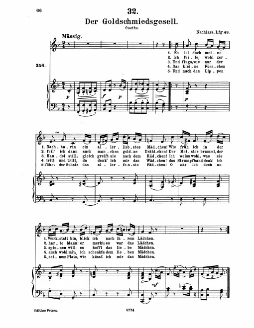 First page of Der Goldschmiedsgesell