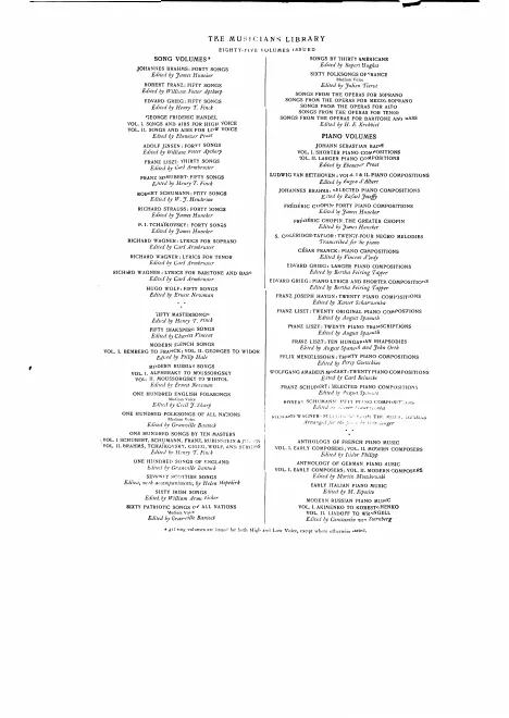 First page of Songs and Airs by George Frideric Handel