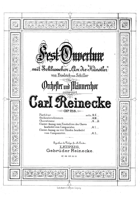 First page of Fest-Ouvertüre