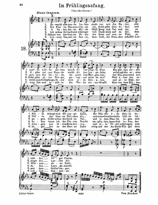 Complete Score (original / high voice, )