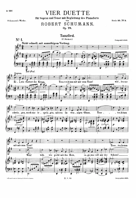 First page of 4 Duets