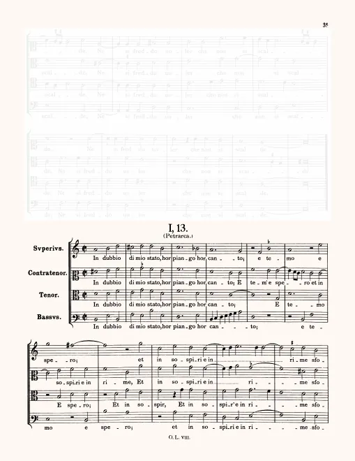 First page of In dubbio di mio stato