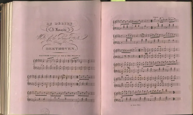 Waltz No.6 ("Le Délire. A Favourite Waltz for the Pianoforte")
