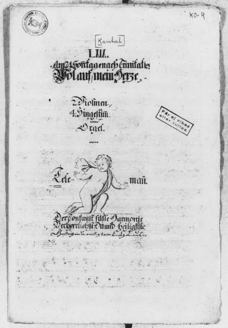 First page of Wohl auf, mein Herze