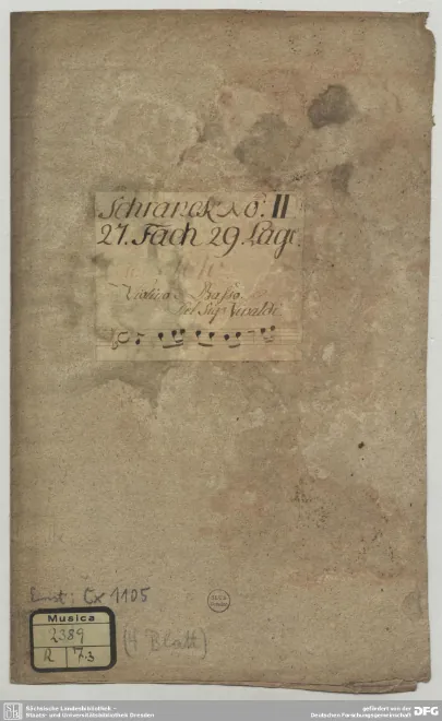 First page of Violin Sonata in C major