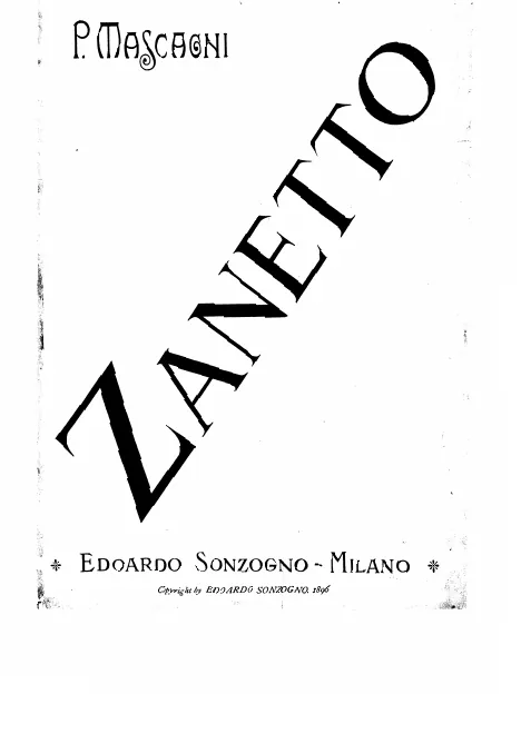 First page of Zanetto