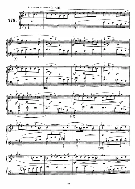 First page of Keyboard Sonata in F major