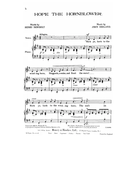 First page of Hope the Hornblower
