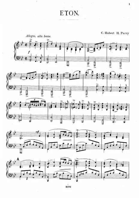 First page of Eton