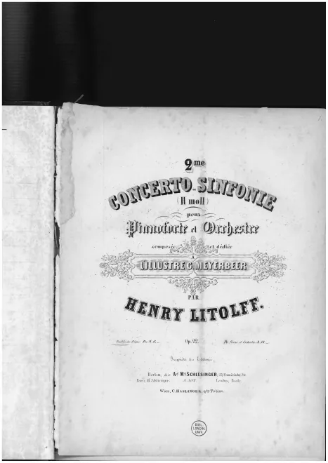 First page of Concerto-Symfonie No.2