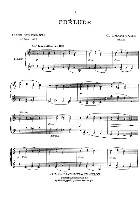 First page of Album des Enfants