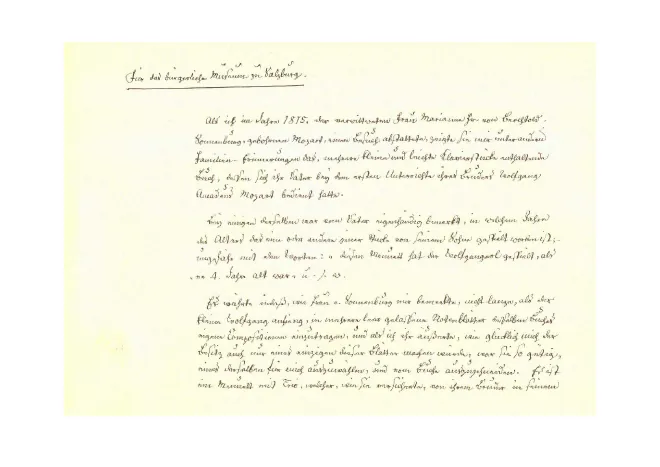 First page of Minuet in G major