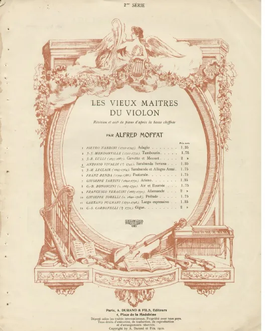 First page of Violin Sonata in F major