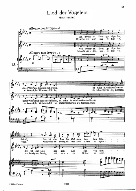First page of 6 Lieder