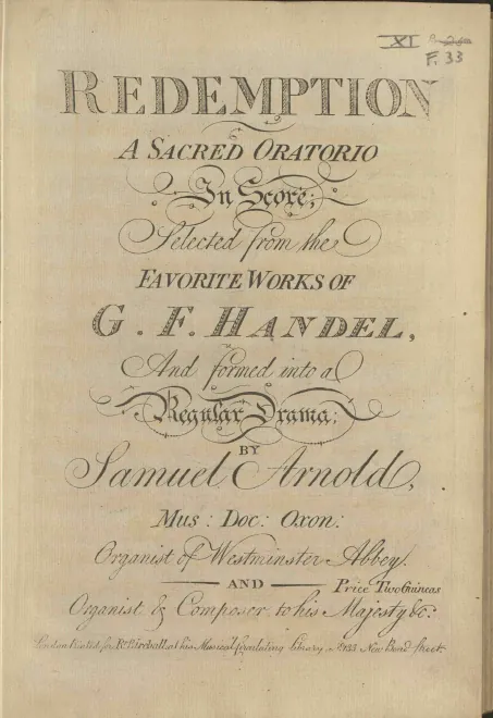 First page of Redemption