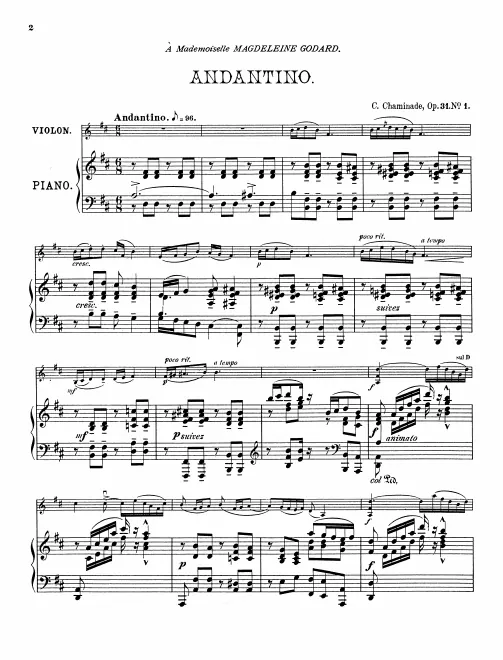 First page of 3 Morceaux