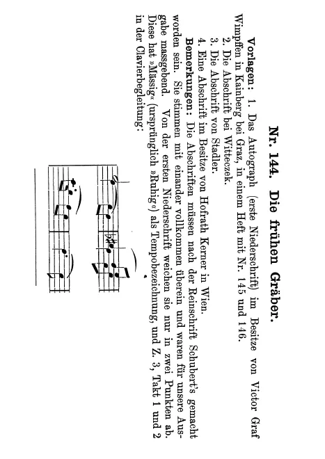 Bars 10-11 of piano accompaniment, found in early manuscript