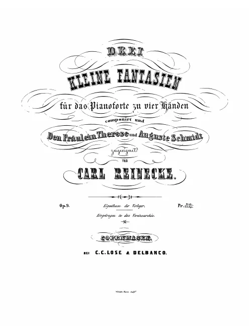 First page of 3 Kleine Fantasien