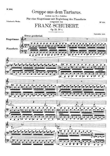 First page of Gruppe aus dem Tartarus