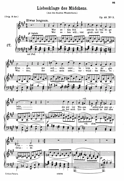 3. Liebesklage des Mädchens (scan)