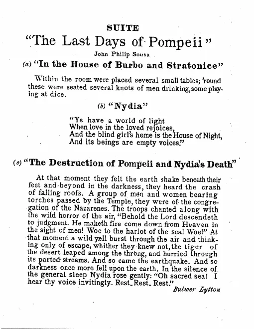 First page of The Last Days of Pompeii