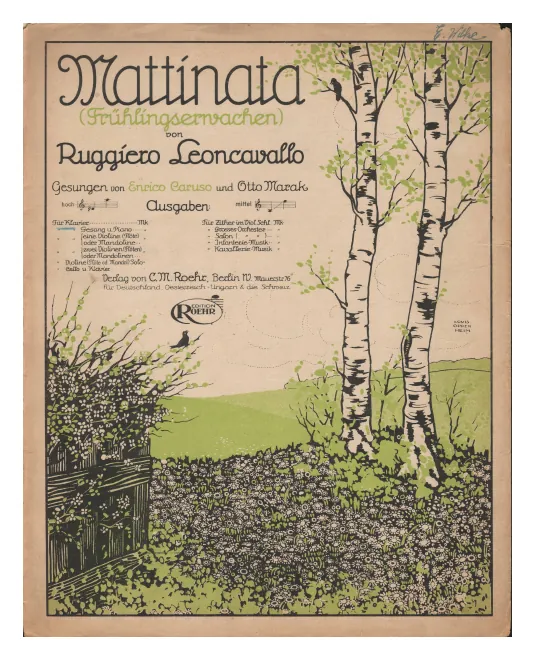First page of Mattinata