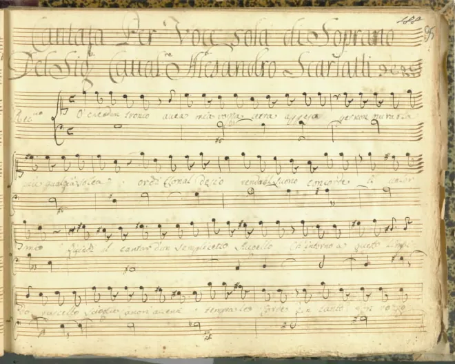 First page of Io che ad un tronco