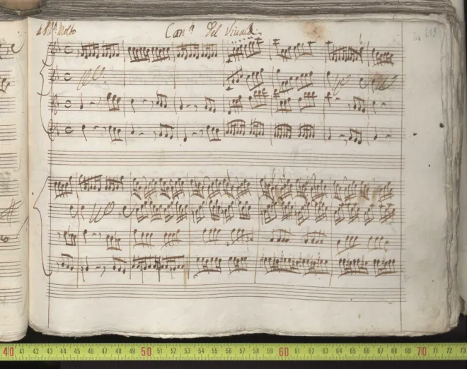 First page of Concerto for Strings in F major