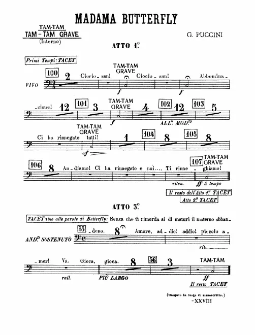 Tam-Tam (offstage)