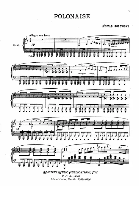 First page of Polonaise