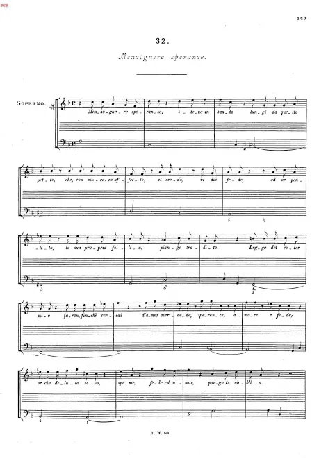 First page of Menzognere speranze