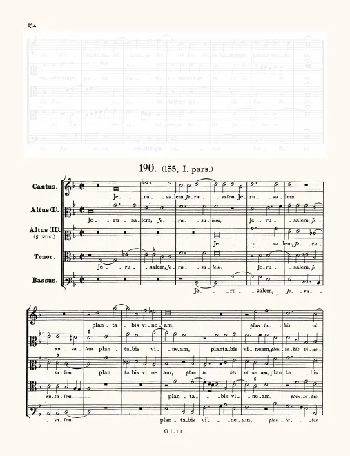 First page of Ierusalem plantabis vineam