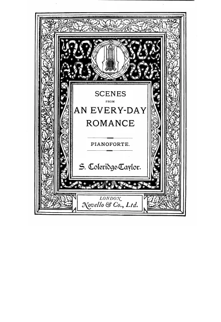 First page of Scenes from an Every-Day Romance, Op.41