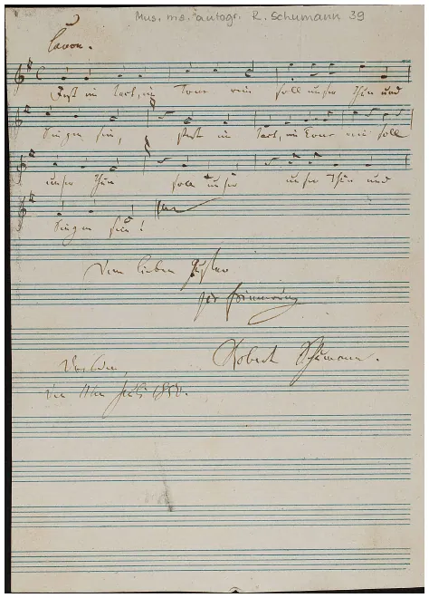 First page of Fest im Takt, im Tone rein, Op.68 Anh.