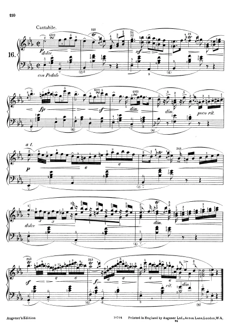 First page of Cantabile