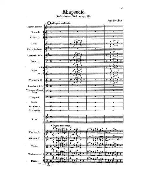 First page of Symphonic Poem