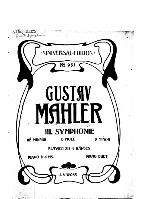 First page of Symphony No.3