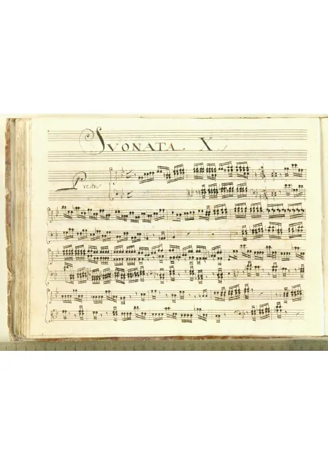 First page of Harpsichord Sonata in C minor
