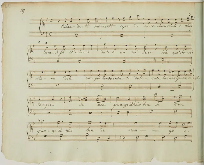 First page of Ritardati momenti, egre dimore