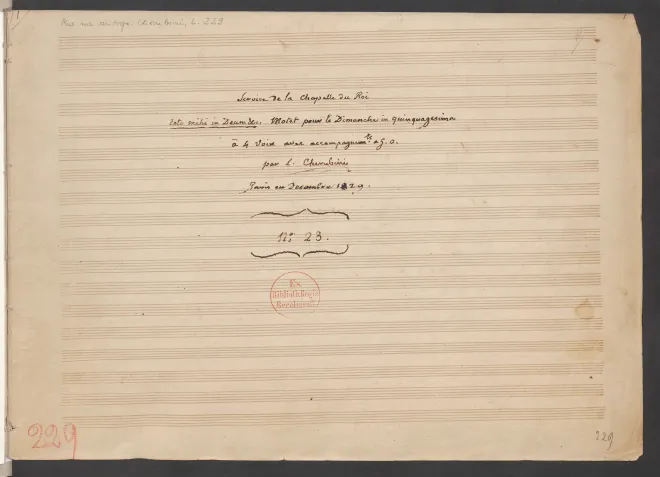 First page of Esto mihi in Deum protectorem