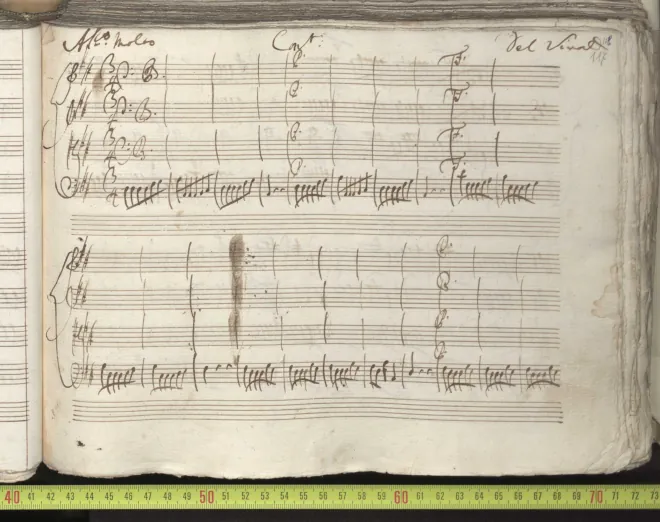 First page of Concerto for Strings in D major