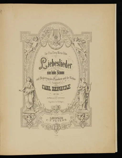 First page of Liebeslieder
