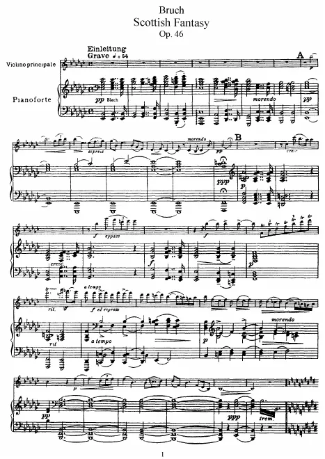 First page of Schottische Fantasie