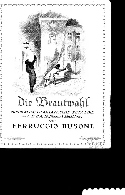 First page of Die Brautwahl