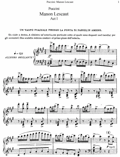 First page of Manon Lescaut