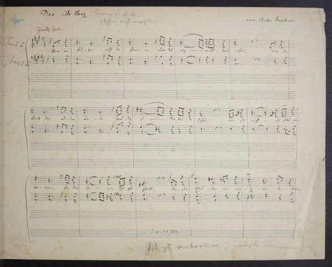First page of Das edle Herz (I)